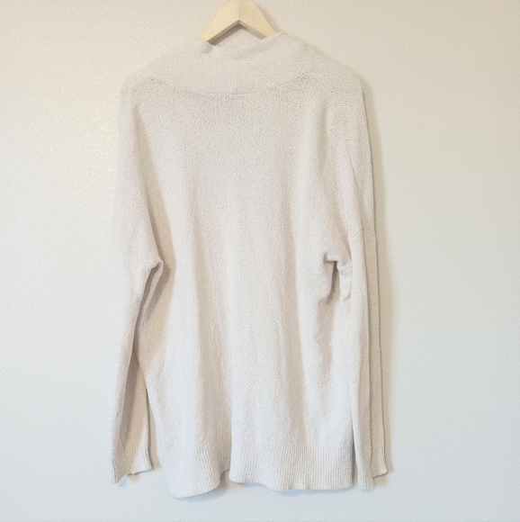 LiLLA P cashmere cotton soft cozy chunky long sleeve pullover sweater - Picture 2 of 10